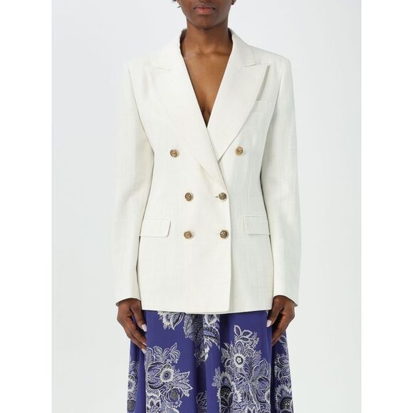 ジャケット ETRO Women Jackets WRCA007799TUDJ1 W0275 WHITE Etro Jacket Woman White - Jackets & Coats